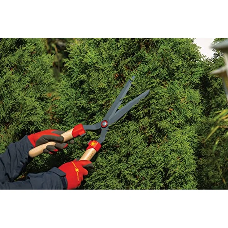 WOLF-Garten | Heckenschere HS-WW mit Wellenschliff und Holzgriff, gelenkschonende Bedienung, 73AHA007650 – Bild 3