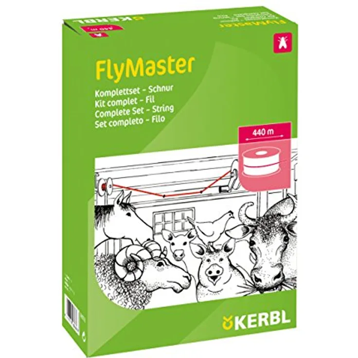 Kerbl FlyMaster Fliegenschnur Komplettset 440mtr.