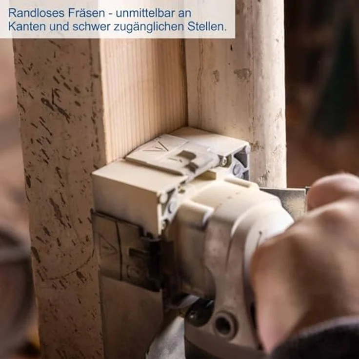 Scheppach LFR720 Lackierfräse, 720 Watt, stufenlos einstellbare Frästiefe bis 0-0,3 mm, ergonomische Handhabung – Bild 7