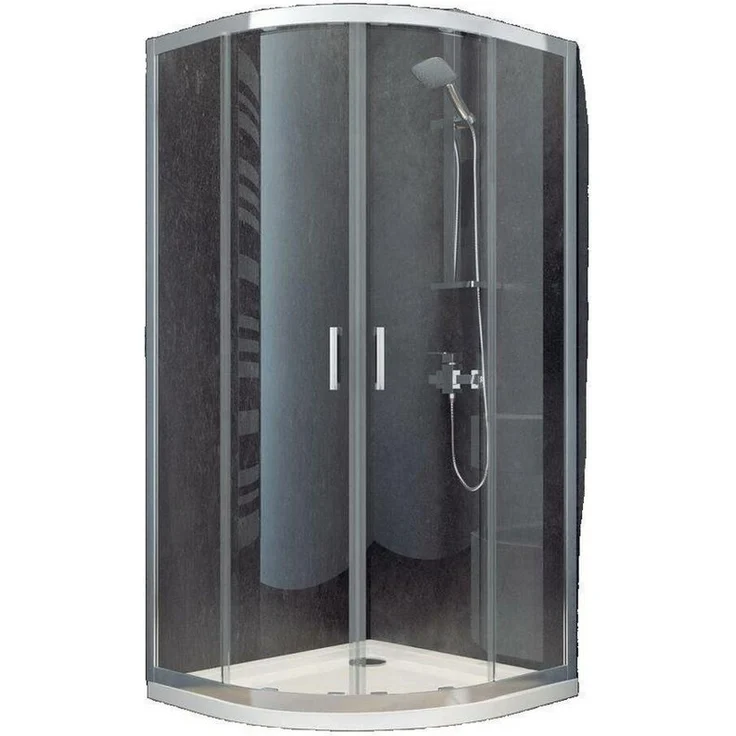 JVmoebel Eckdusche, BxT: 90x90 cm, Made in Europa, Ästhetisches Design