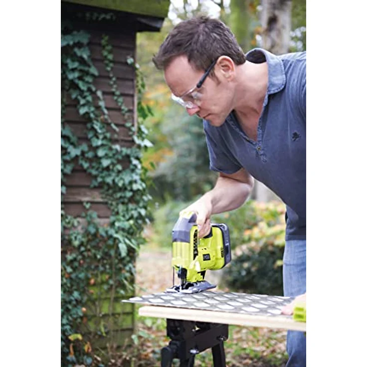 Ryobi R18JS-0 ONE + Stichsäge mit LED, 18 V (nur Gehäuse) - Grün - Grau – Bild 4