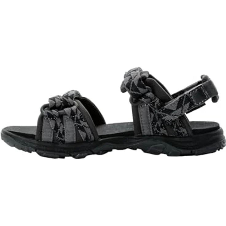 Jack Wolfskin 2 IN 1 SANDAL K Outdoorsandale, Kinder Sicherheitssandale mit einstellbaren Klettverschlüssen, abnehmbarem Fersenriemen und griffiger Gummisohle, blau – Bild 3