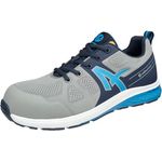 Albatros VORTEX IMPULSE LOW, Sicherheitsschuh mit dual.IMPULSE Sohle für optimale Rutschfestigkeit und Komfort, Schwarz