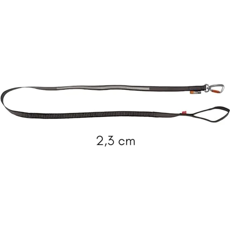 Non-stop dogwear Hundeleine Bungee Touring Leash 3,8m/23mm, reflektierend, für Wanderungen und alltägliche Aktivitäten – Bild 4
