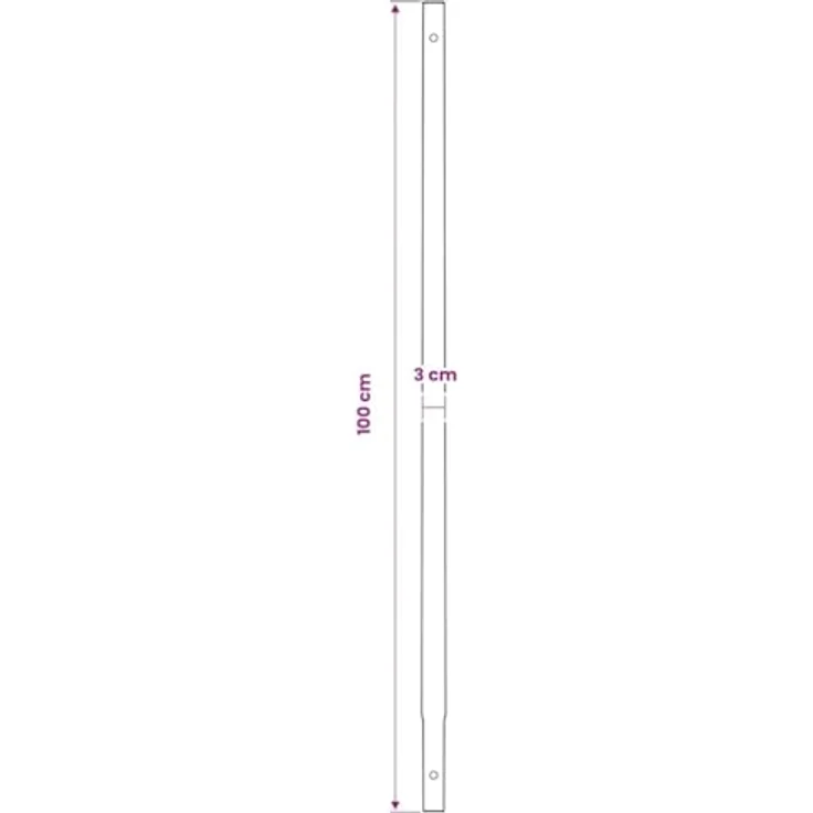 Erdbohrer mit Griff 200 mm Verlängerungsrohr 9 m – Bild 5