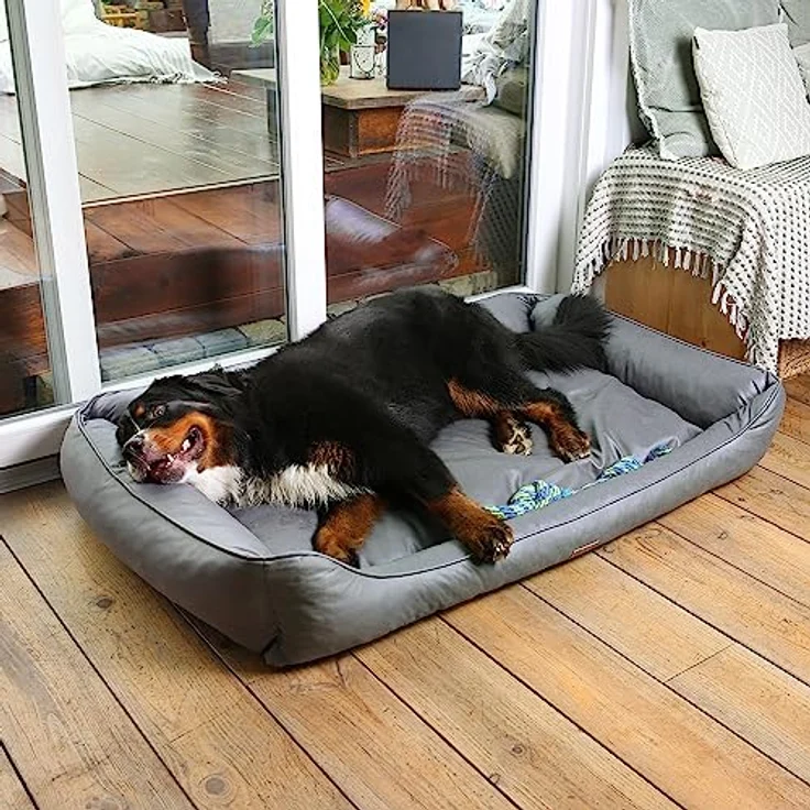 your GEAR Belluno 90x140 cm orthopädisches Hundebett, Hundekorb, Oeko-TEX, waschbar, geruchsfrei & hygienisch – Bild 1