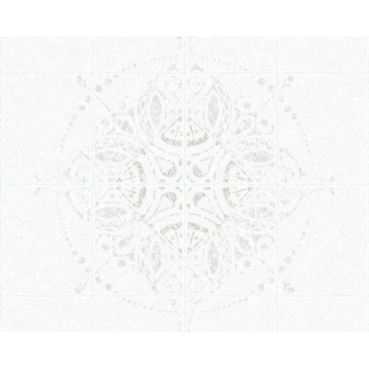 Esprit Home Vliestapete Esprit Home Grau Weß Ornament Symbol 221322