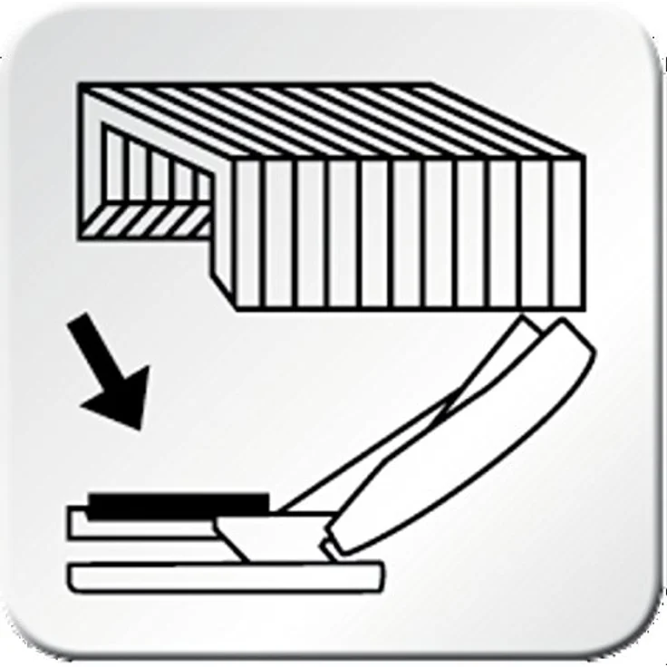 Novus Stabil Heftgerät (Heftleistung 30 Blatt Papier, Wendematrize) grau – Bild 4