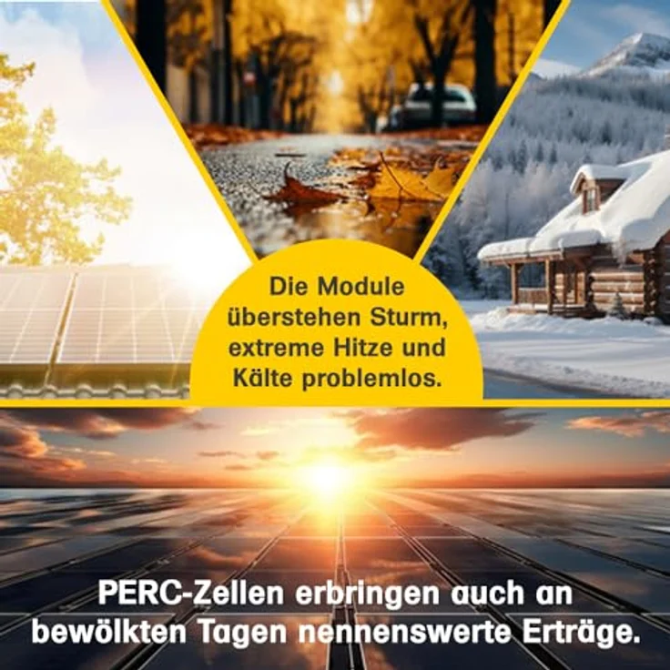 offgridtec MONO-150 V2 Solarmodul, 150 W, monokristallin, 23V, schwarzer Rahmen, 2 Bypass Dioden – Bild 3