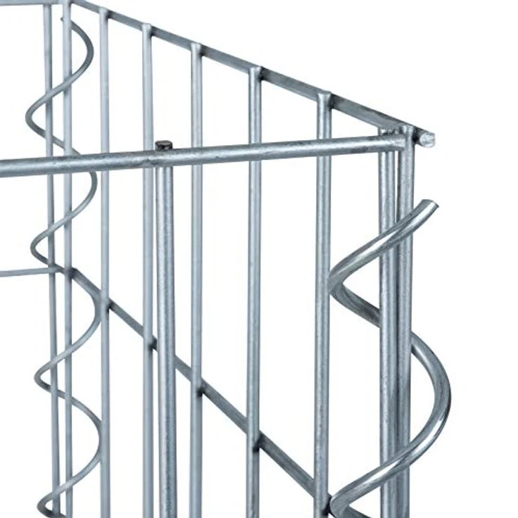 Gabionen Säule 100 cm 2x Gabione 4 Eck 30x30 cm Steinkorb Säulengabione – Bild 4