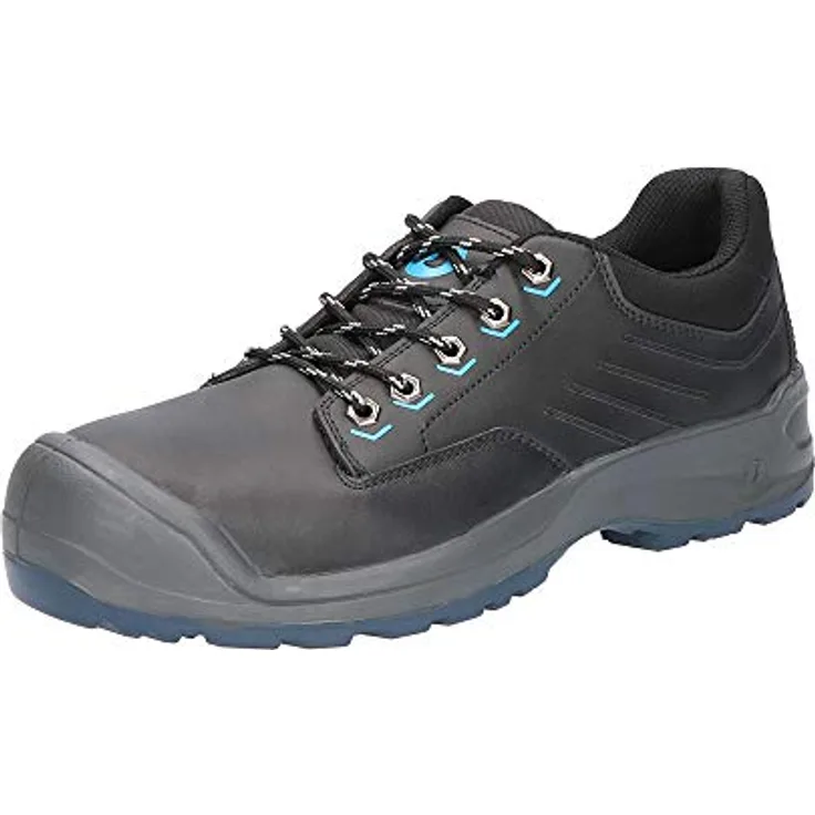 BATA Sicherheits-Halbschuh S3 EAGLE Intrepid, strapazierfähiges Action Leder, Durchtrittsichere Sohle, Stahl-Schutzkappe, Größe 41, Weite 10