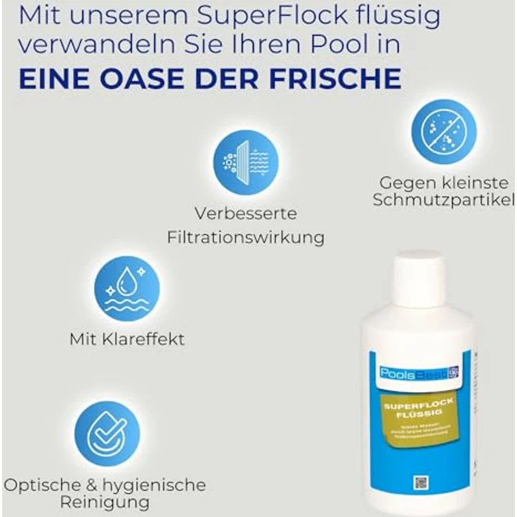 1 l - PoolsBest® Superflock flüssig – Bild 5