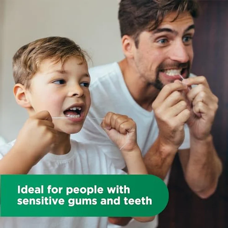 GUM EXPANDING FLOSS, gewachste Zahnseide für enge Zahnzwischenräume, flauschend bei Benutzung, 4x30m (+1 Gratisprobe) – Bild 5
