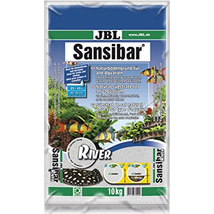 JBL GmbH & Co. KG Aquariensand Sansibar River, 10 kg, Naturfarbe – Bild 1
