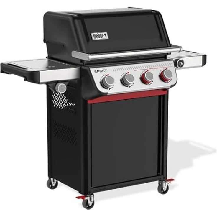 Weber Gasgrill Spirit EP-425 GBS, 4 Brenner mit 10,3 kW, Grillfläche 62 x 44 cm, Digitalthermometer, Edelstahl, porzellanemailliert – Bild 2