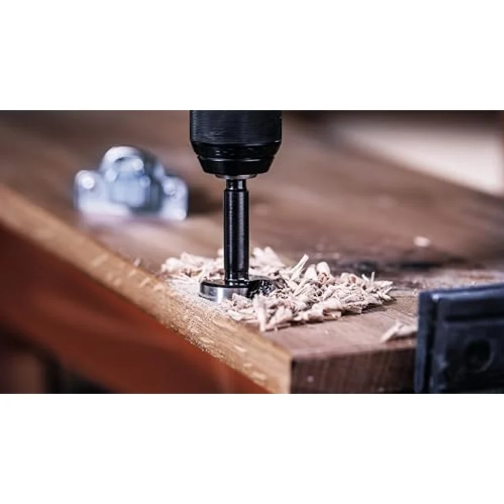 Bosch Accessories Forstnerbohrer-Set 2608901843, Mehrzweckbohrer für Holz mit gewelltem Schneidrand für saubere, ausrissfreie Bohrungen – Bild 6