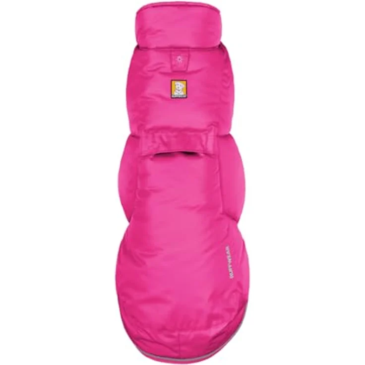 RUFFWEAR Quinzee X-Small Hunde-Regenjacke, isolierter Allwetter-Hundemantel, Wasserabweisende Hundejacke, leichte Hundeweste und Tragetasche, Fireweed Pink – Bild 2
