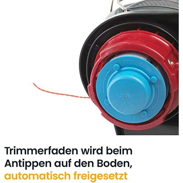 STIGA GARDEN Elektro-Rasentrimmer GT 106c, 30 cm Arbeitsbreite, teleskopischer Schaft, Tap&Go Doppelfaden, Aluminium-Schaft, ergonomisch, 600 Watt, Nylonfaden 1,5 mm – Bild 5