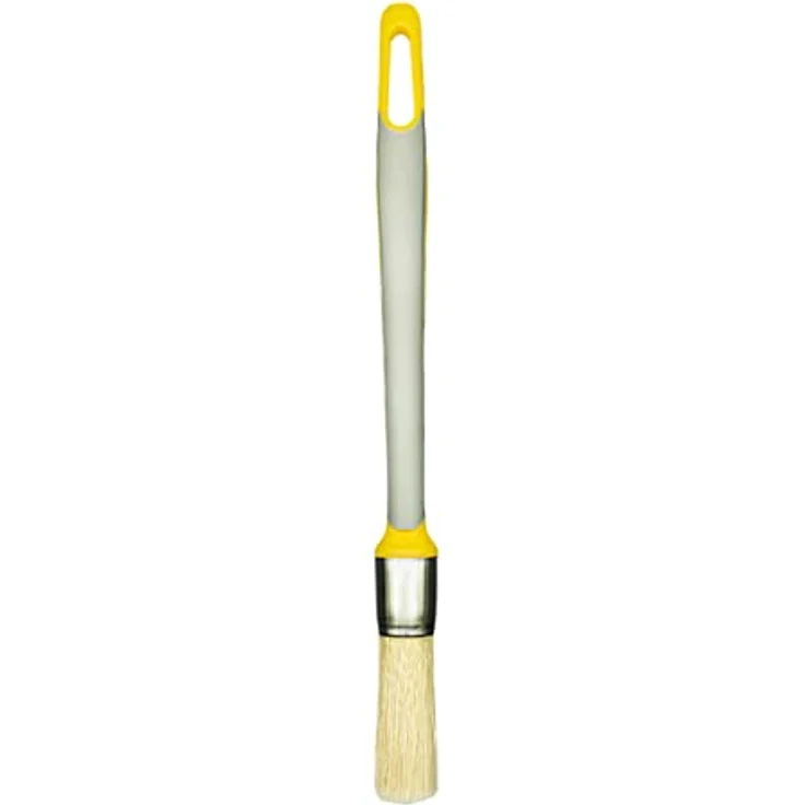Hardy 3er Set Pinsel 18 mm 35 mm 50 mm Serie 21 für Malerarbeiten Präzises Abdecken Synthetikborsten 2-Komponenten profilierter Rutschfester Griff – Bild 2