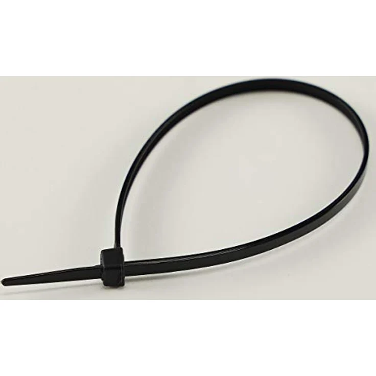 Kabelbinder 200mm x 3,5mm, schwarz 100er Pack, hohe Zugkraft, UV fest – Bild 3