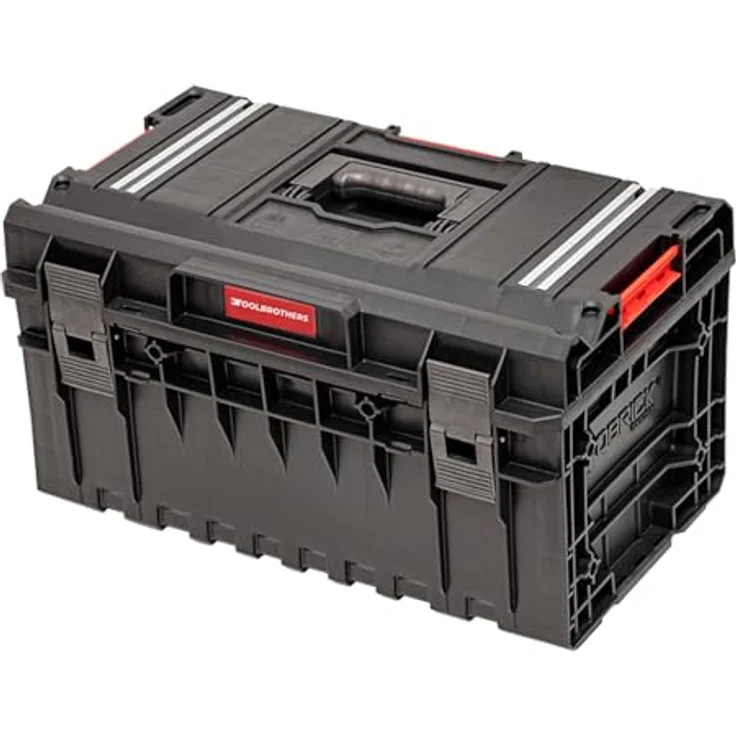 Tool Brothers RHINO XXL Werkzeugkoffer ECO Work+, 38 l, IP66, stapelbar, mit Aluminium-Montageschienen, 585 x 385 x 320 mm – Bild 2