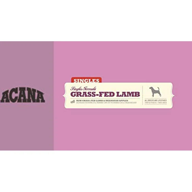 Acana Singles Grass-fed Lamb & Okanagan Apple Dog - 2 kg – Bild 4