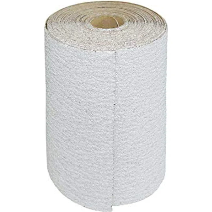 MioTools Shark Schleifpapierrolle K240, 93 mm x 5 m, Normalkorund für Handschleifer, geeignet für Farbe, Lack, Holz und Gips – Bild 1