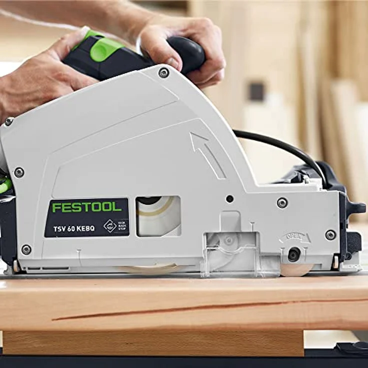 Festool Vorritzer-Tauchsäge TSV 60 KEBQ-Plus (mit Kreissägeblatt, Sichtfenster, Innensechskantschlüssel, Vorritz-Sägeblatt, Innensechskantschlüssel), im Systainer – Bild 5