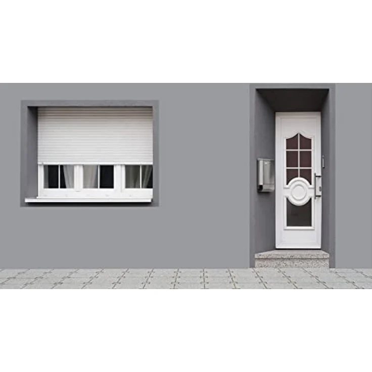 RyFo Colors Silikonharz Fassadenfarbe Lotuseffekt Trend Signalgrau 3l - bunte Fassadenfarbe, weitere Grau Farbtöne und Größen erhältlich, Deckkraft Klasse 1 – Bild 3