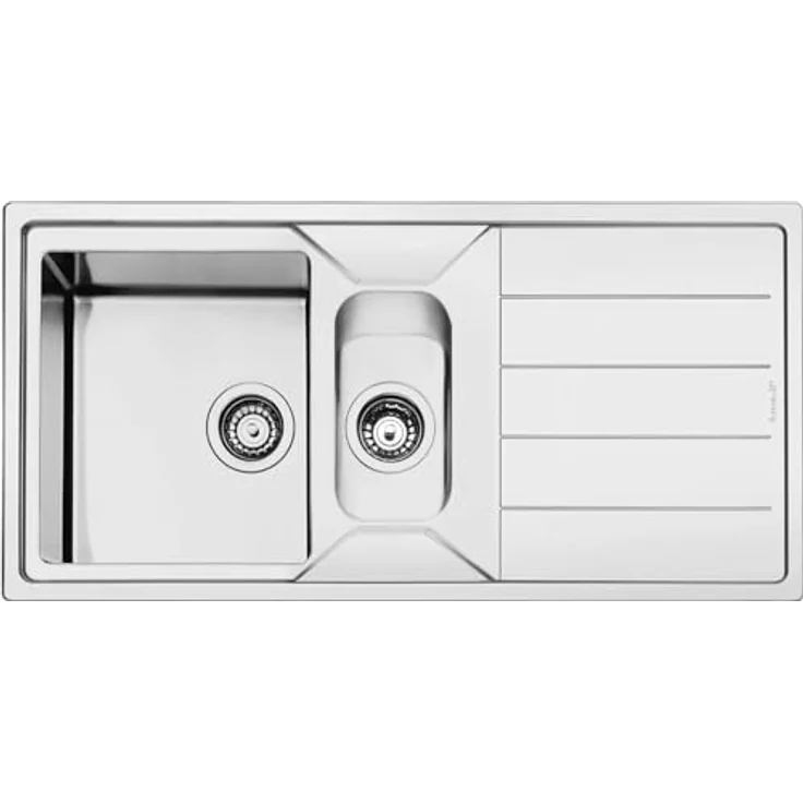 LDR102-2 Spülbecken mit Abtropffläche 100 cm reversibler Einbau-'-'VSTR71-2 – Bild 1