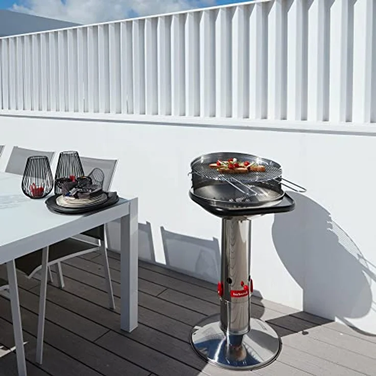Barbecook Holzkohlegrill Loewy 50 SST, grau, 51,6 x 60 x 98,24 cm, 2234512000 – Bild 2
