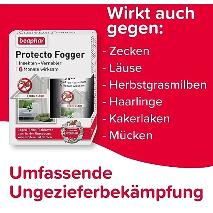 beaphar Protecto FOGGER Vernebler 2 x 75 ml – Bild 5