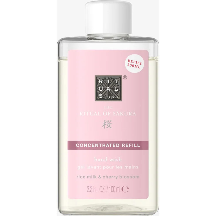 Rituals Handseife Konzentrat The Ritual of Sakura – Kirschblüte & Reismilch, Nachfüllpack, floral-duftend