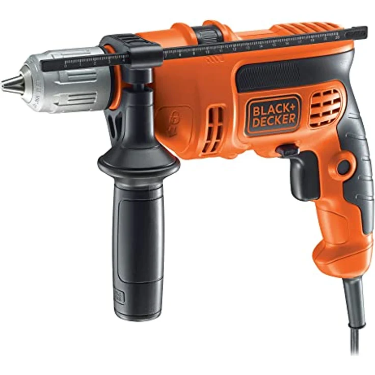 Black + Decker CD714CREW2 Schlagbohrmaschine 710 Watt – Bild 2