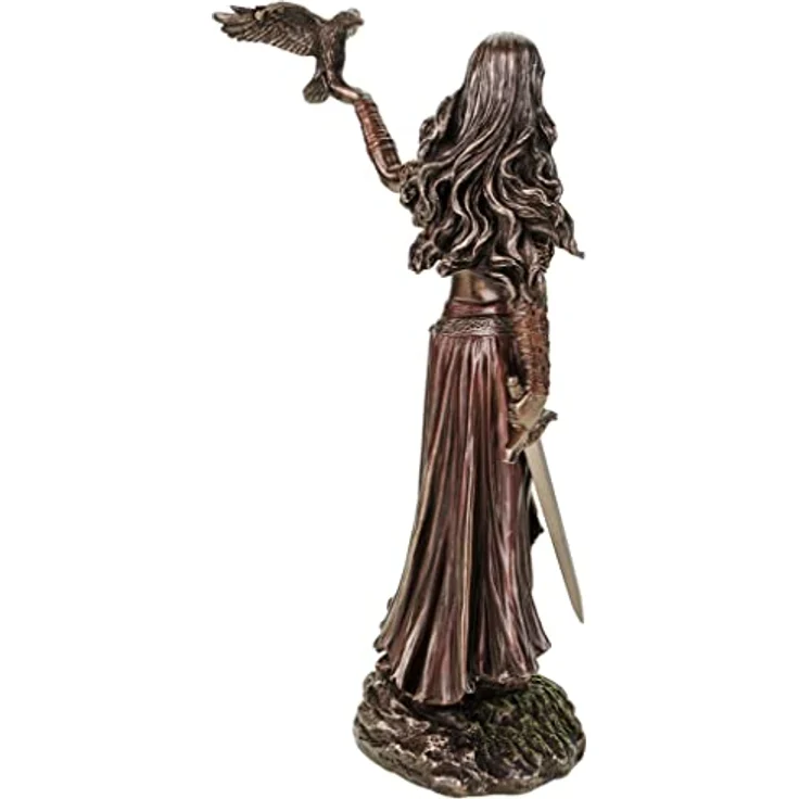 Morrigan keltische Göttin der Geburt der Schlacht und dem Tod Skulptur Figur – Bild 5