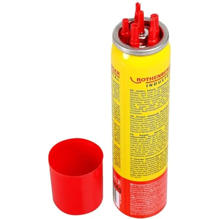 Rothenberger Rofill Super 100 Nachfüllgas 100 ml inkl. 5 Adapter – Bild 3