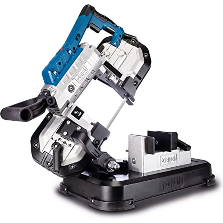 Scheppach MBS1200 Metallbandsäge Metallsäge Bandsäge | 1100W Leistung | Schnitthöhe bis 127mm & Rohrschnitt bis Ø80mm | abnehmbarer Arbeitstisch | LED-Licht | Vario-Speed 0,7-2,4 m/s – Bild 2