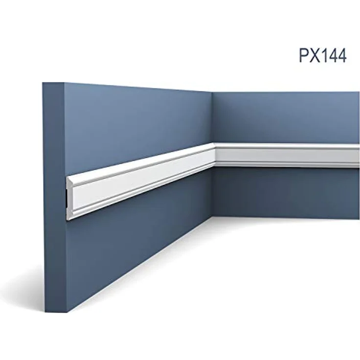 Orac Decor Zierleiste PX144 AXXENT, 30er Set Wand- und Friesleisten, Duropolymer®, weiß, 60 m Gesamtlänge, neoklassizistisch – Bild 3