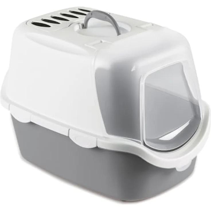 Zolux Cathy Easy Clean Litter Box Pilka (Katzenklo geschlossen), Katzenklo – Bild 1