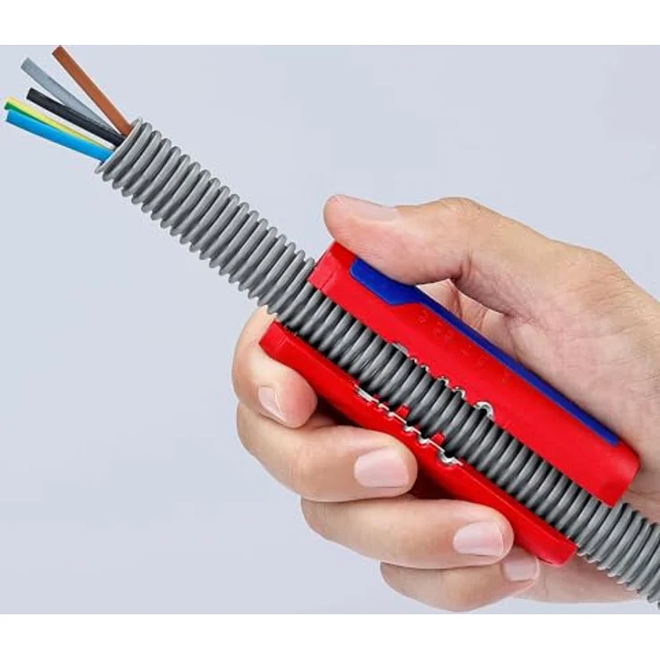 KNIPEX 90 22 02 SB TwistCut Wellrohrschneider 100 mm (in SB-Verpackung) – Bild 5