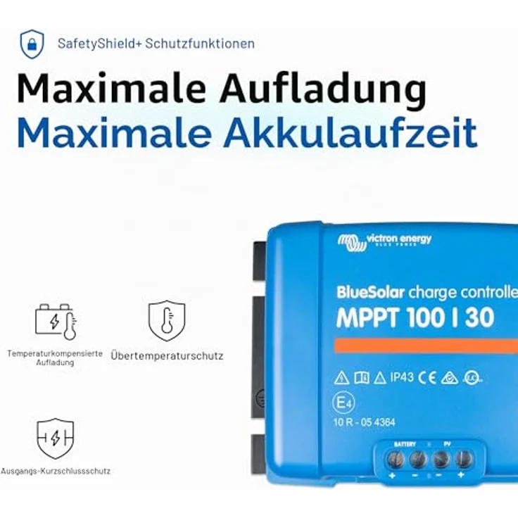 Victron MPPT 100/30 BlueSolar Laderegler 12/24V 30A – Bild 6