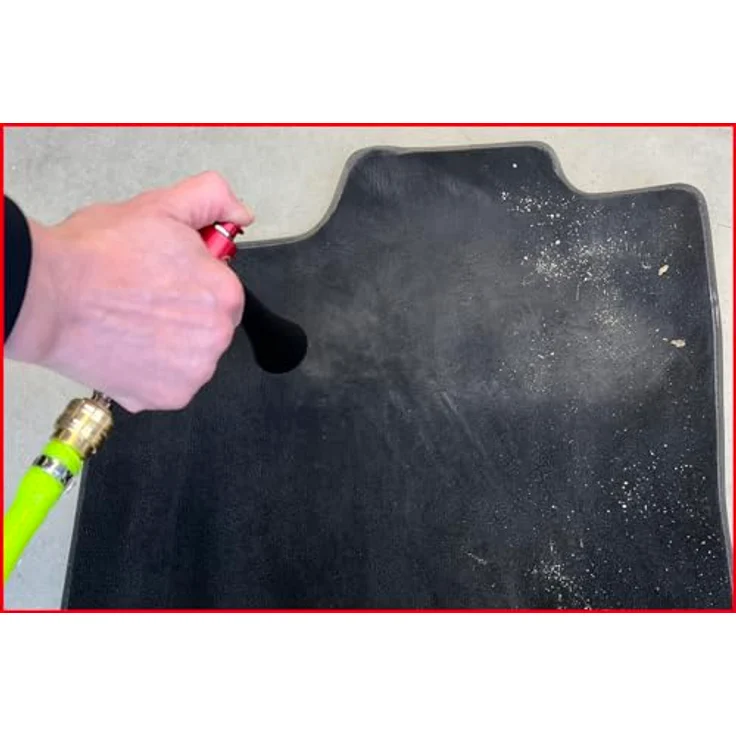 KS Tools 515.5595 Druckluft-Ausblaspistole, professionelle Reinigungstechnik mit zyklonischer Rotations-Technologie, drehbarem Kugelgelenk – Bild 6