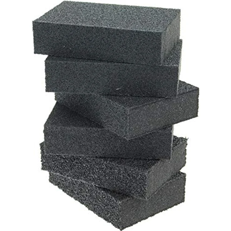 Coral 74300 Essentials Schleifmittel Schleifschwamm Blöcke mit Nass oder Trocken feine mittel- und grobe Körnungen 6 Stück Pack Set – Bild 2