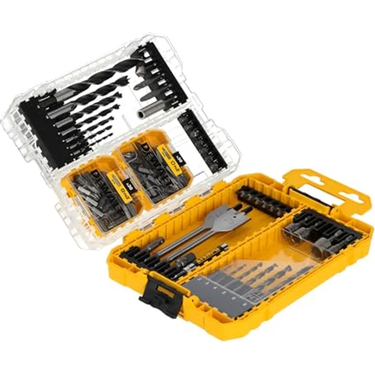 DeWalt DT70784-QZ 100-teiliges Bohrzubehör-Set im mittleren Koffer, schwarze und goldene Bohrungen, Schlüssel-Holzbohrgrößen, gemischte Schraubendreher-Sets – Bild 5