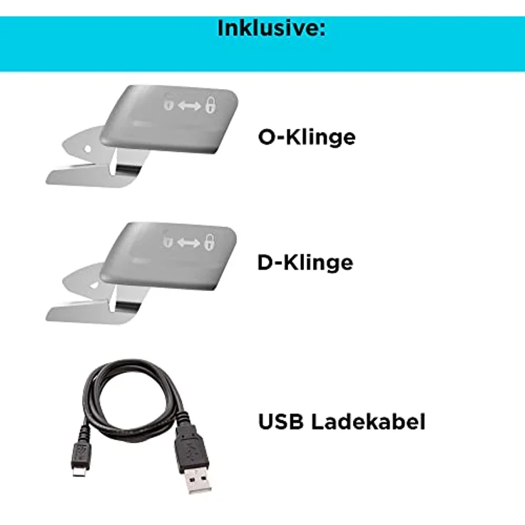 Black+Decker 3.6V Akku-Schere BCSC115 (kabellos, für Stoffe, Papier, Karton, Leder und Kunststoff, inkl. 2 austauschbare Klingen, USB-C Ladekabel) – Bild 2