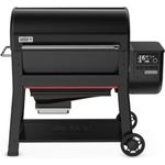 Weber Holzpelletgrill Searwood XL (schwarz, WLAN und Bluetooth, App-Steuerung) Weber