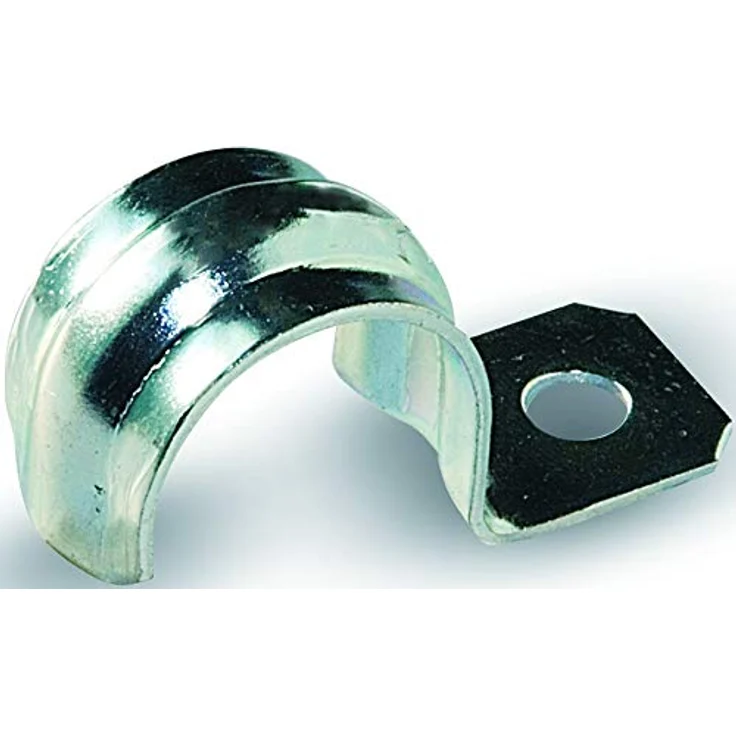 Fischer 90840 Befestigungsschelle BSM 32, Metall-Schelle zur Befestigung von Rohren und Kabeln, 50 Stück – Bild 3