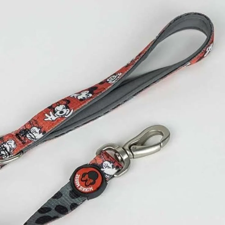 CERDÁ LIFE'S LITTLE MOMENTS Minnie Mouse Premium-Hundeleine, Rosa und Schwarz, Größe M, mit Karabiner und 3D-Details, aus Polyester, Originalprodukt, entworfen in Spanien – Bild 3
