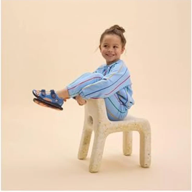 Affenzahn AIRY Elefant, Unisex Sicherheitssandalen mit Barfußsohlen, Blau, Größe 24 – Bild 9