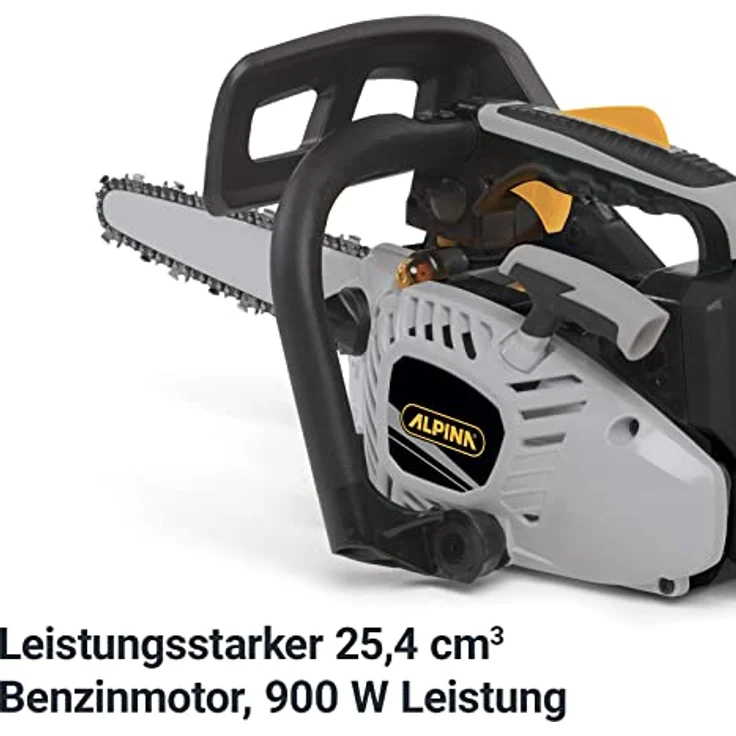 Alpina Benzin-Kettensäge APR 25 C Schneidschiene 25 cm mit Carving-Spitze Benzinmotor 25,4 ccm Für h – Bild 3